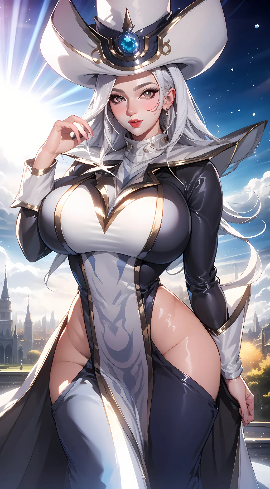 ai character: Silent magician background