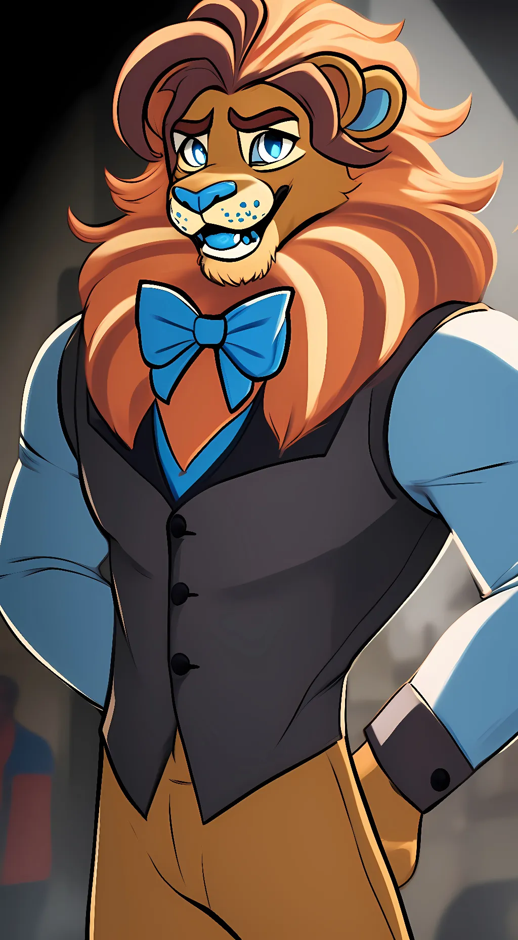 ai character: Lloyd the Lion  background