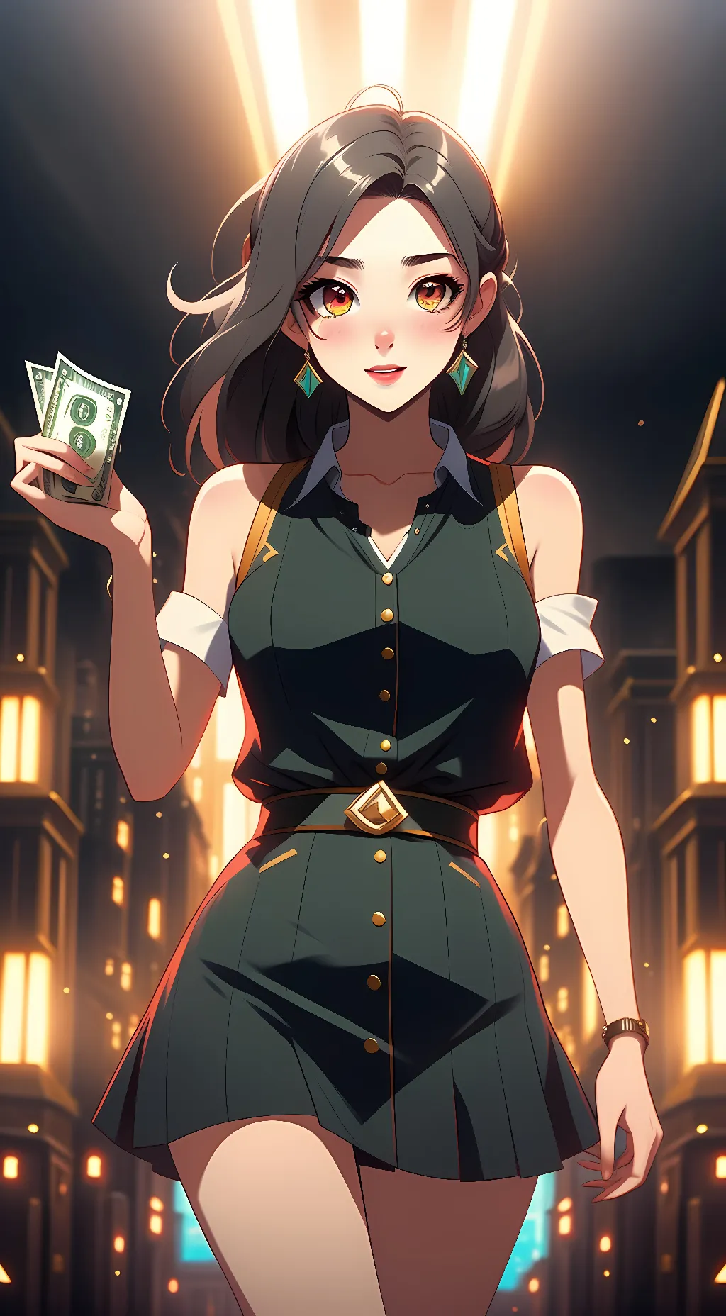 ai character: amyz rishzizy background