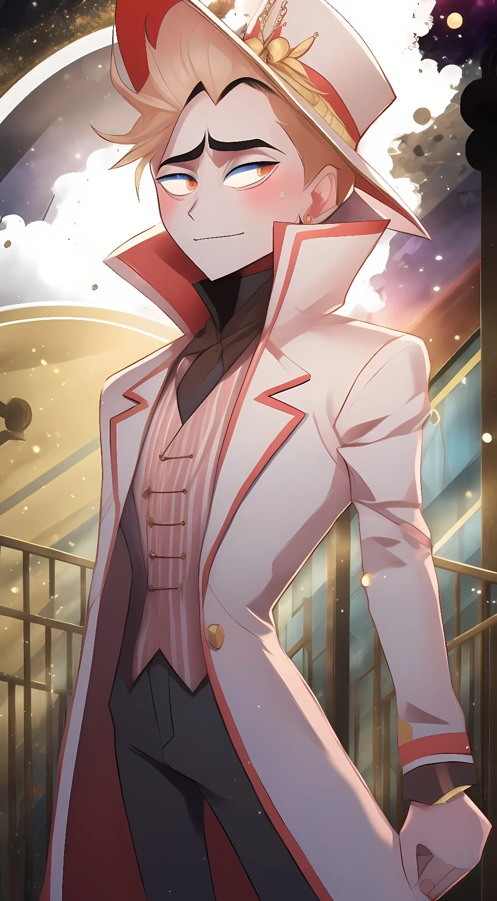 ai character: Lucifer  background