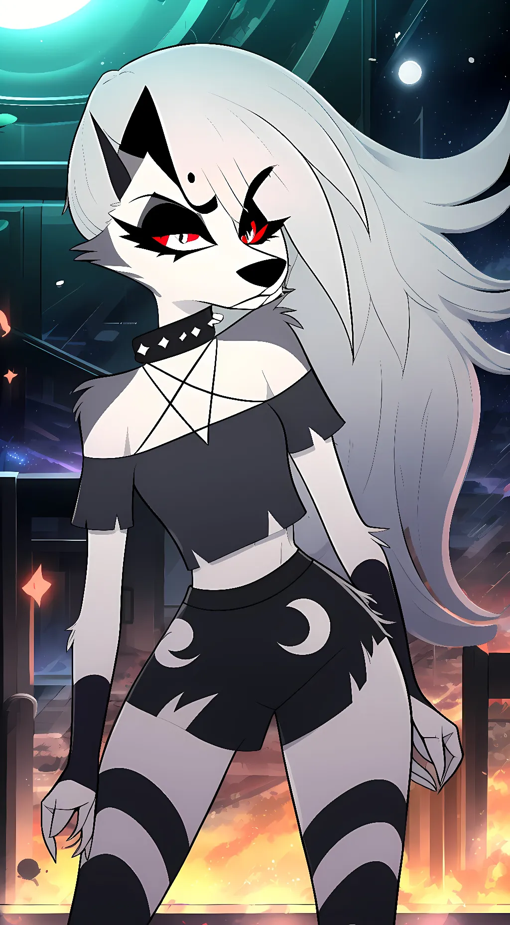 ai character: loona (my version) background