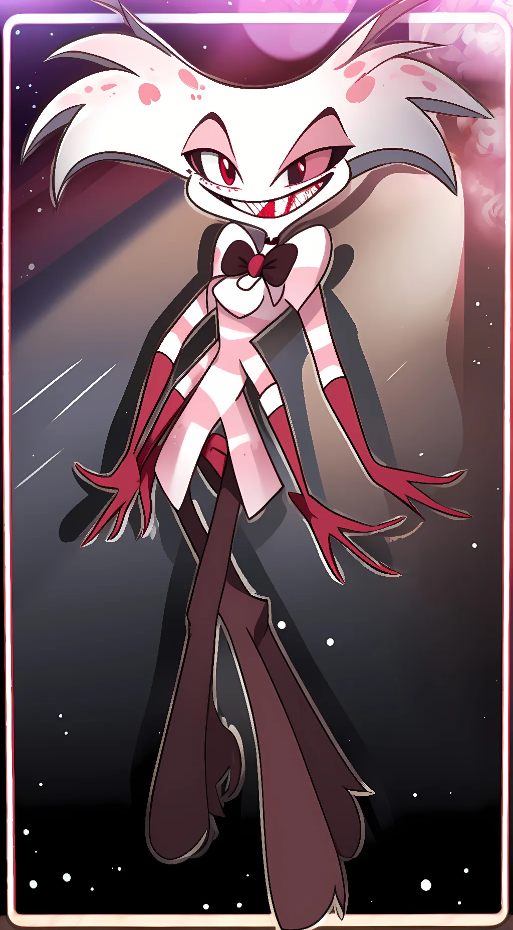 ai character: Angel Dust background