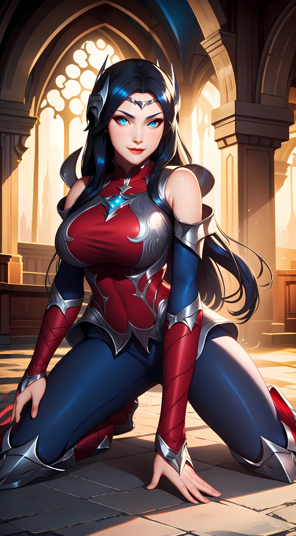 ai character: Irelia (beauty) background