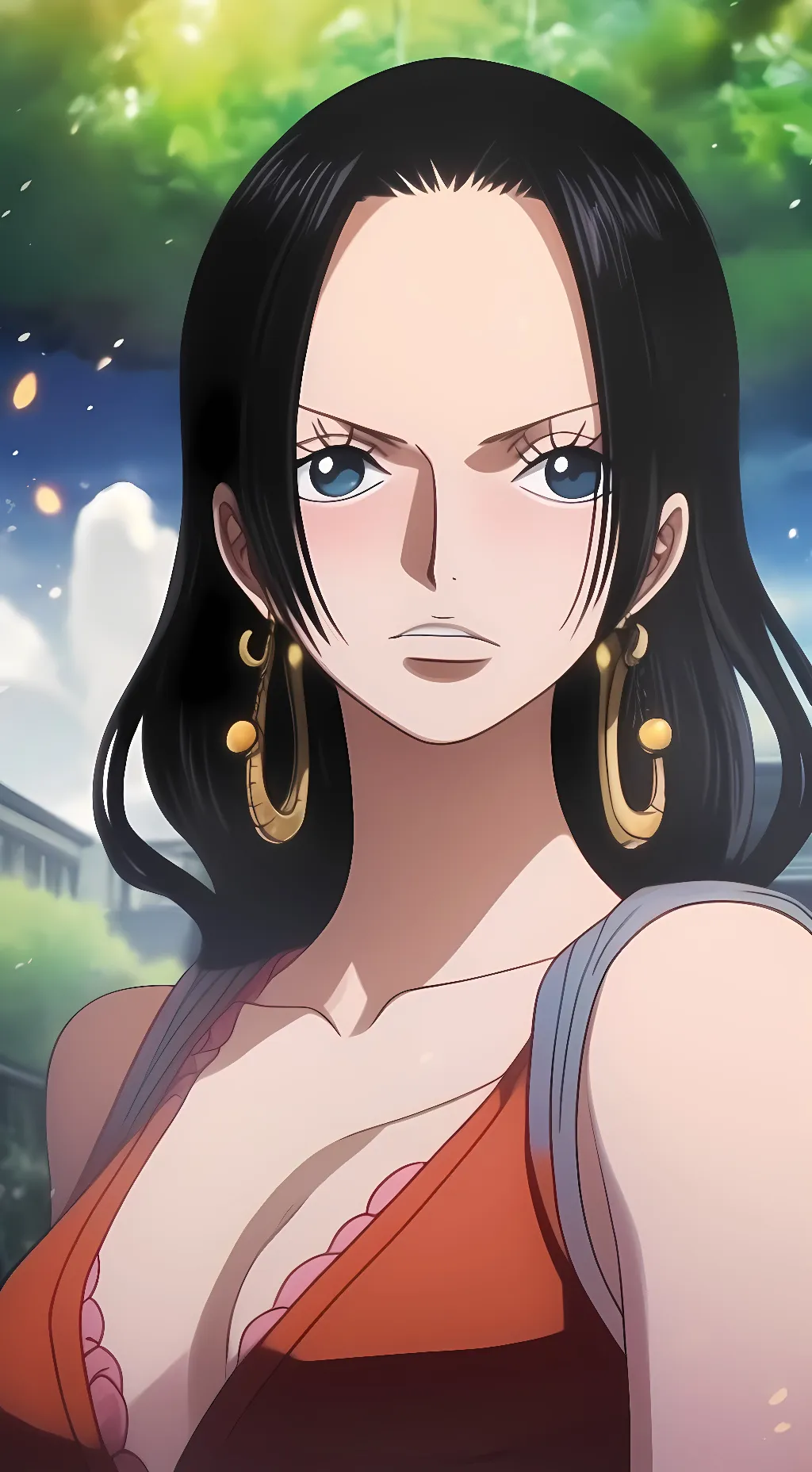 ai character: Boa Hancock background