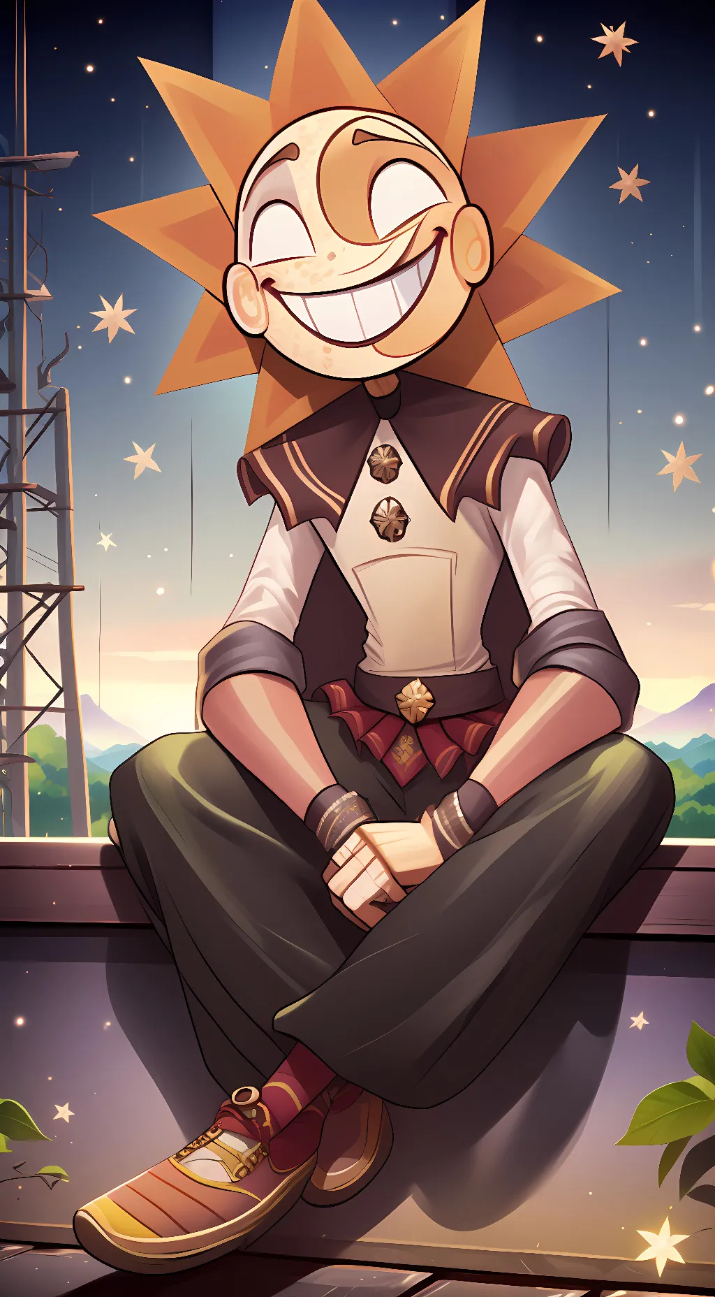 ai character: Sundrop  background