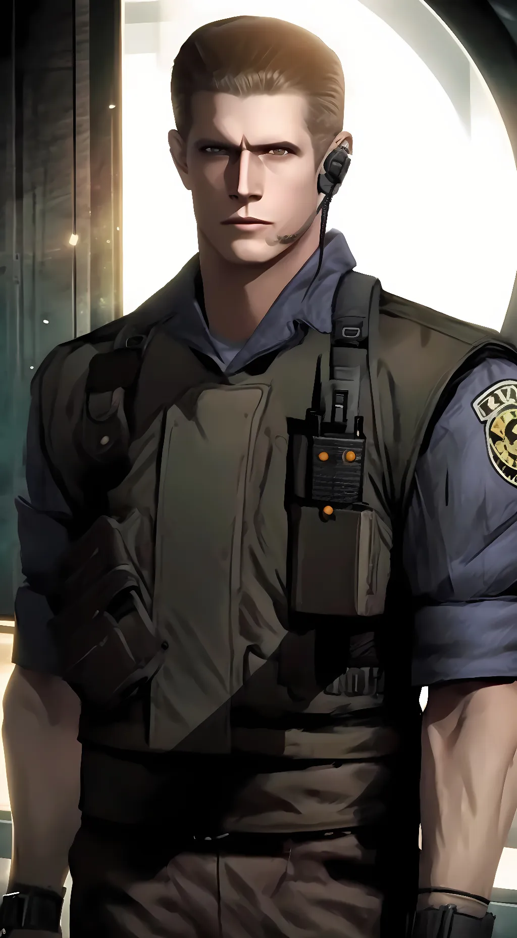 ai character: Wesker(re1, wip) background