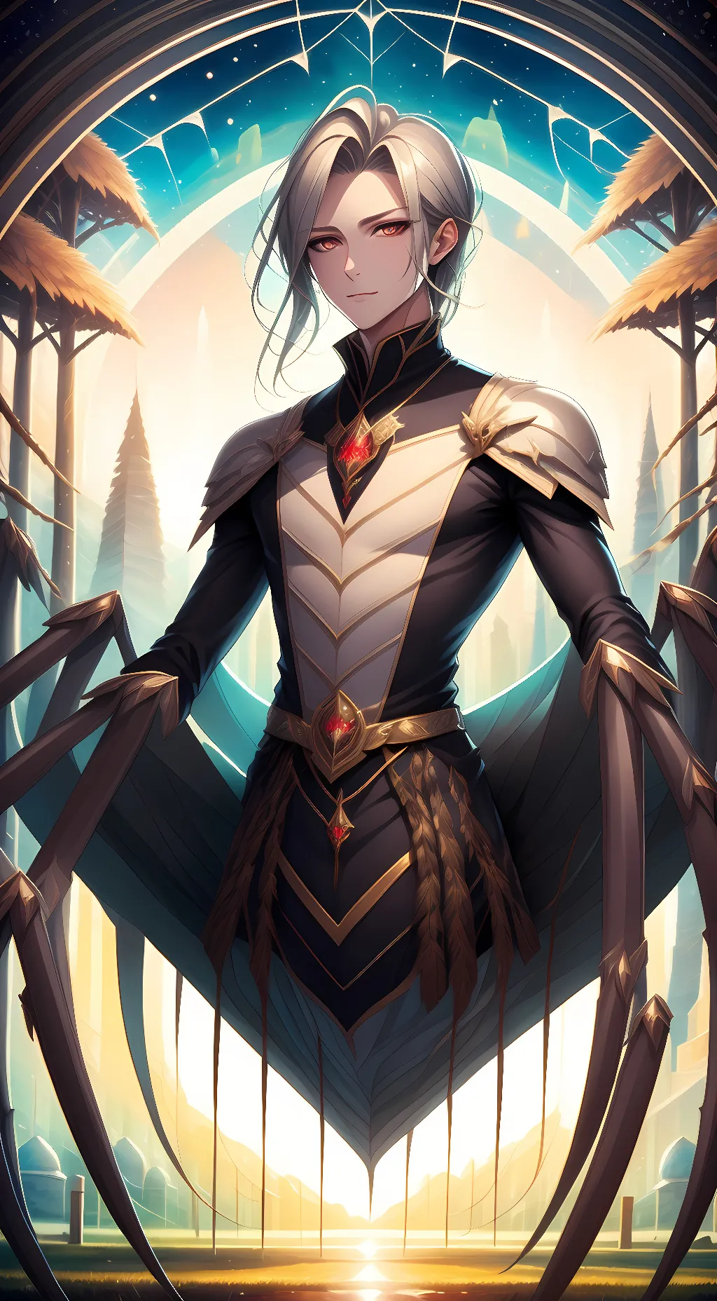 ai character: Finlas Erhart  background