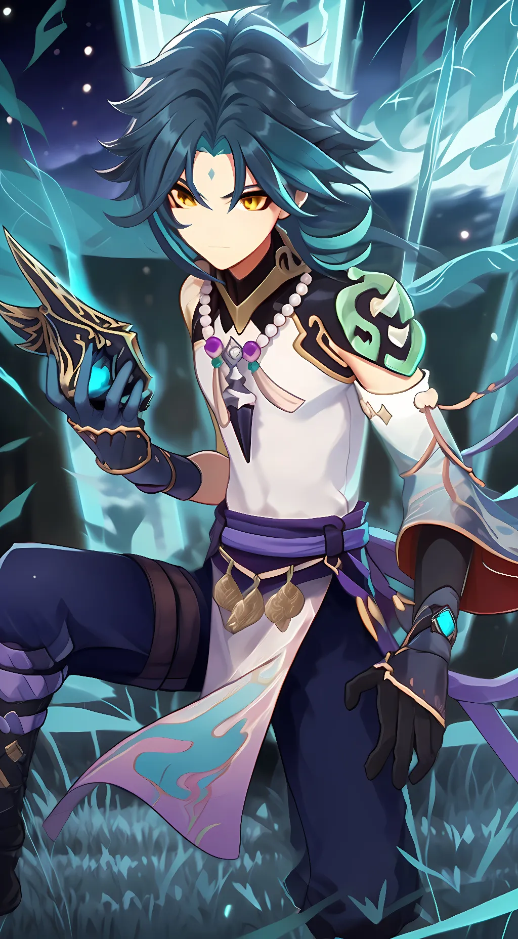 ai character: Xiao background