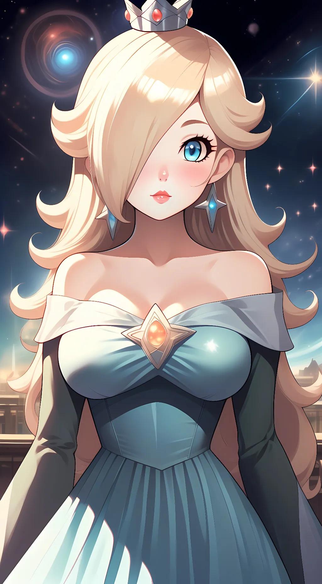 ai character: Rosalina  background