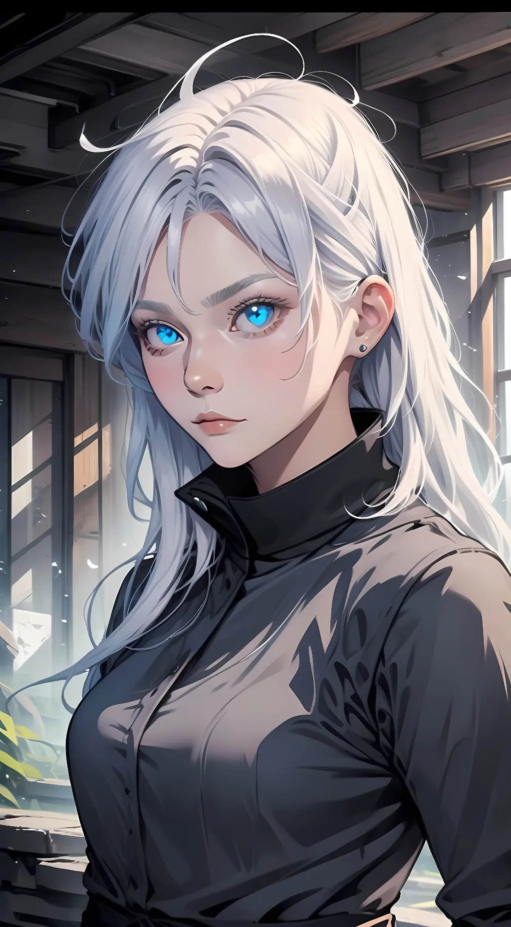 ai character: gojo~female ver background