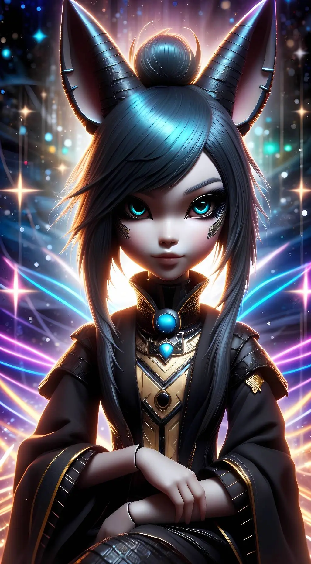 ai character: Anubie background