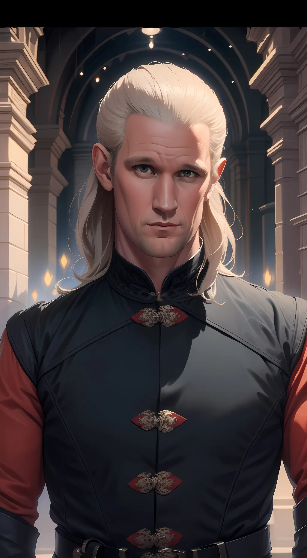 ai character: Daemon Targaryen  background