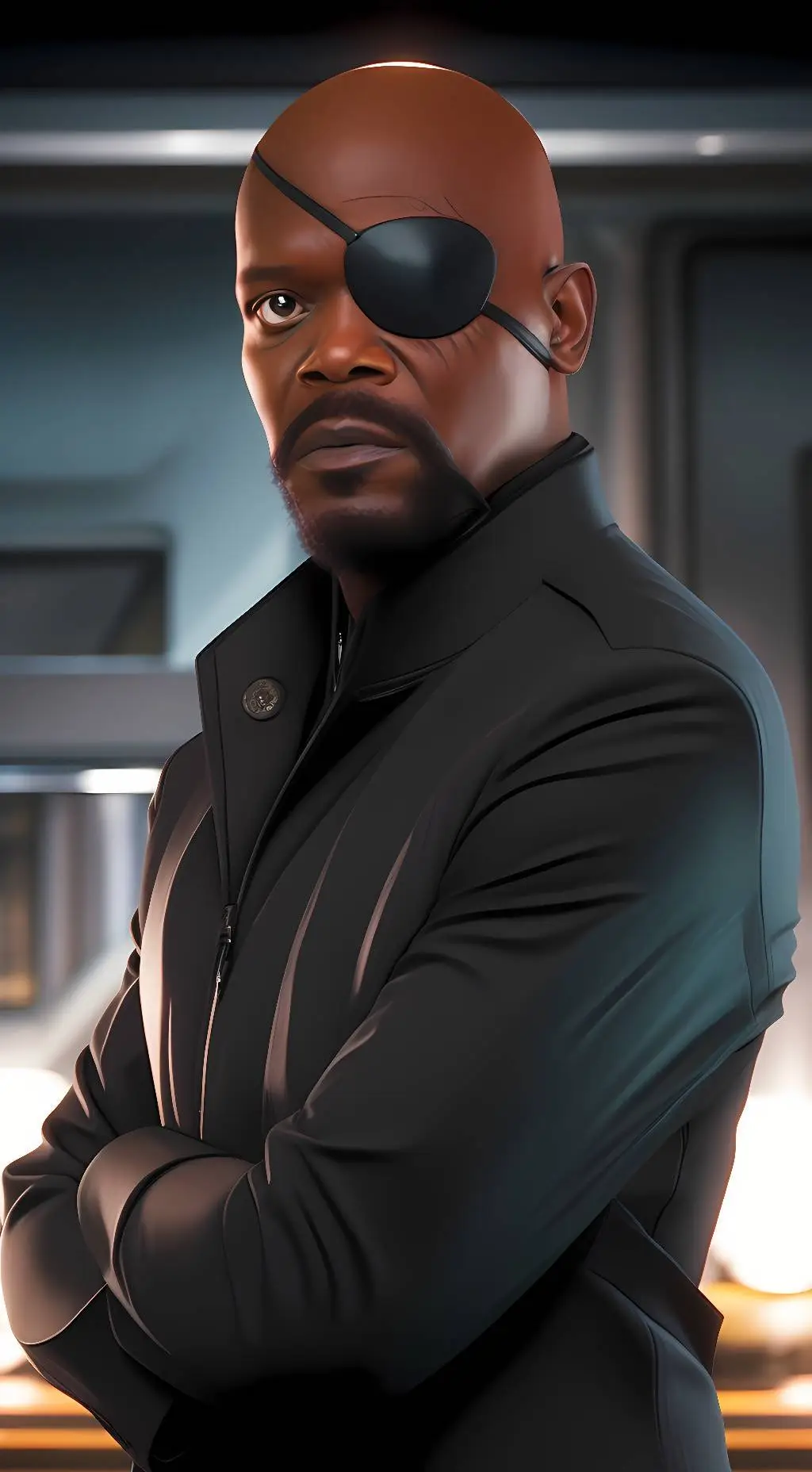 ai character: Nick Fury background