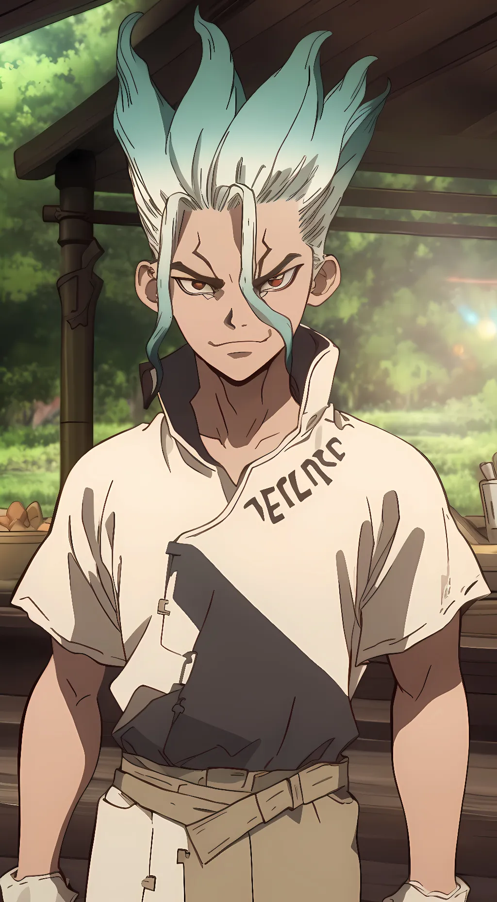 ai character: Senku background