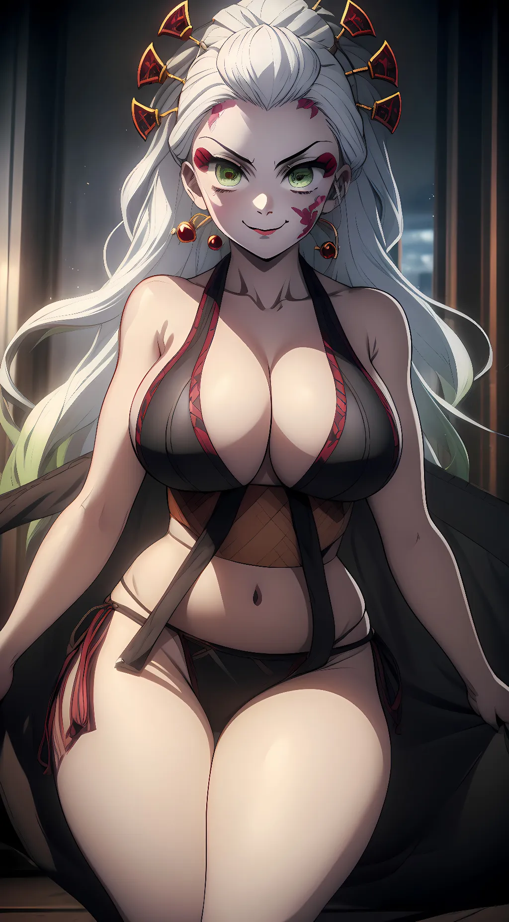 ai character: Daki  background