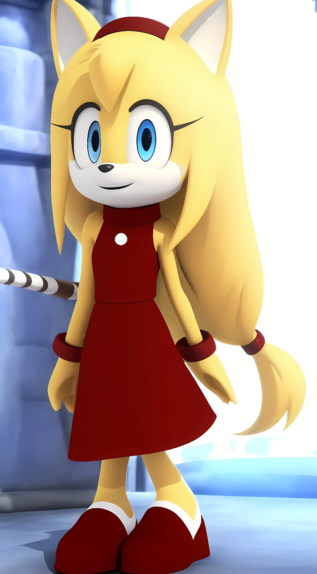 ai character: zoey the vixen background
