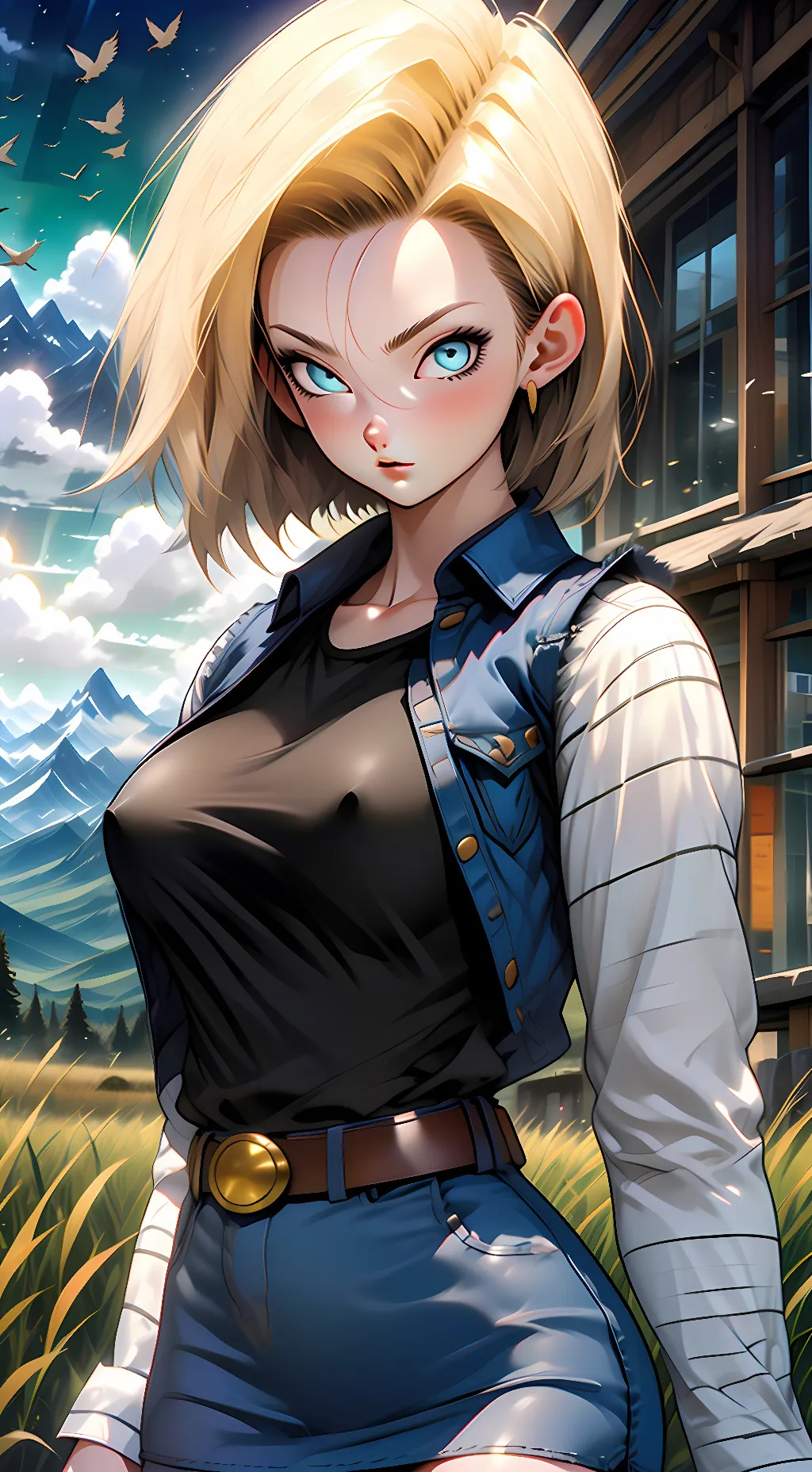 ai character: Androîd¹⁸ background