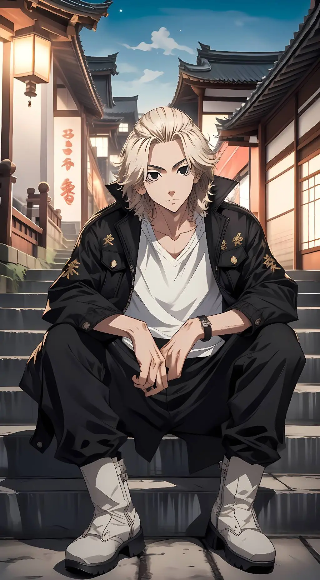ai character: Manjiro Sano  background