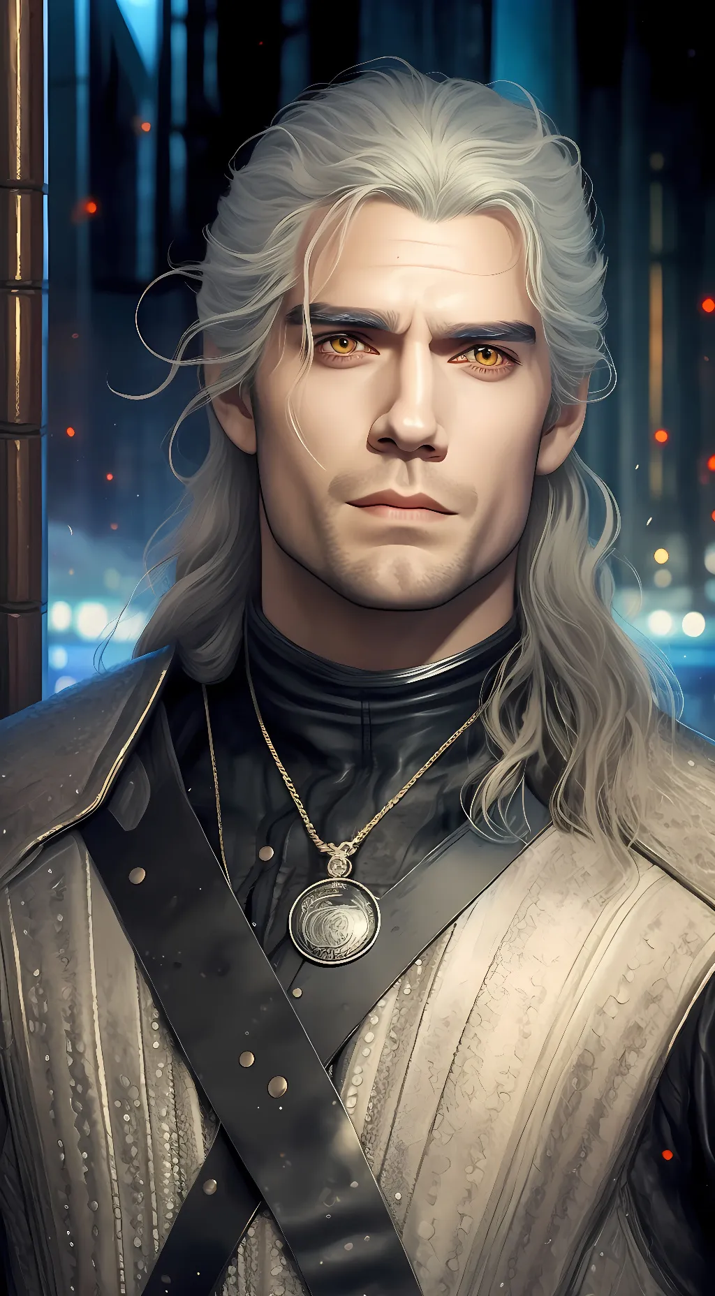 ai character: Geralt  background