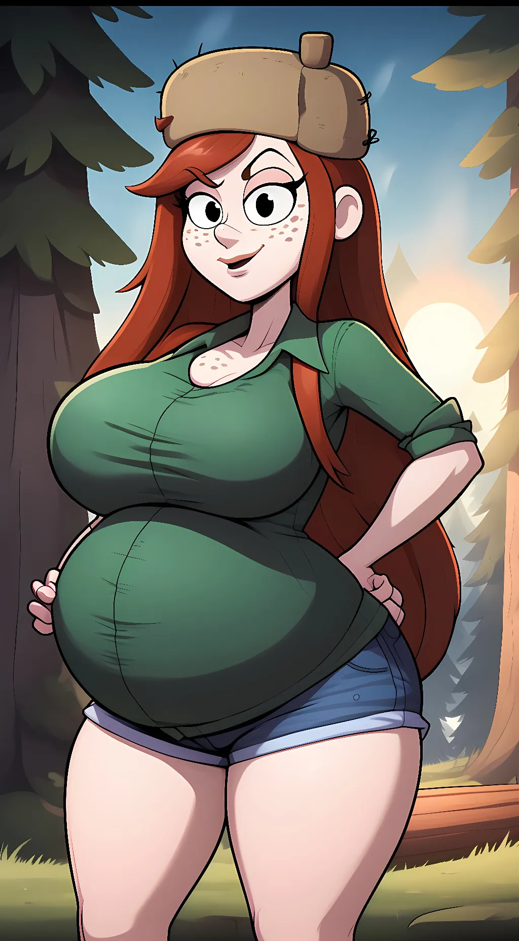 ai character: Wendy Corduroy background