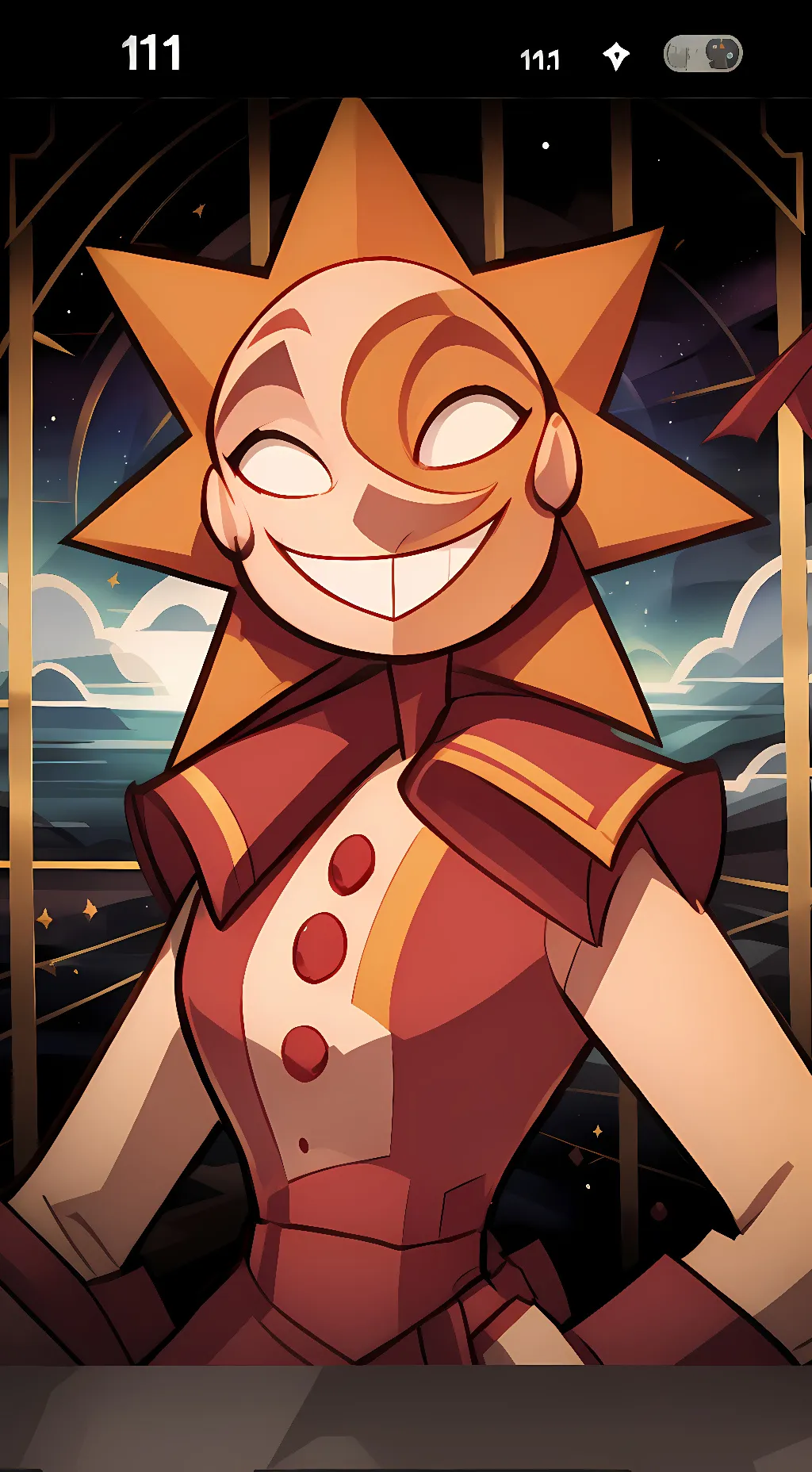 ai character: ☀️.💛Sun💛.☀️ background