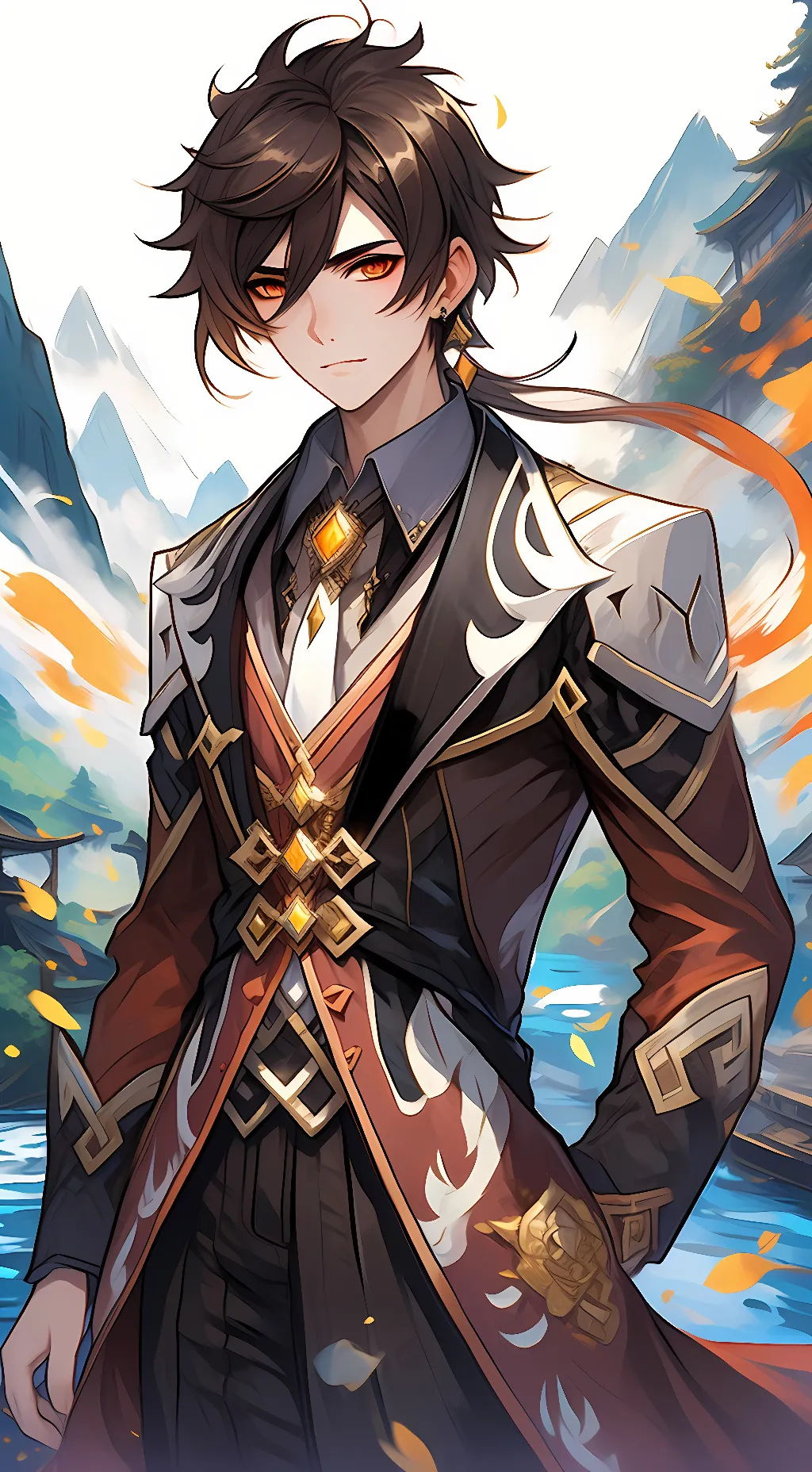 ai character: Zhongli background