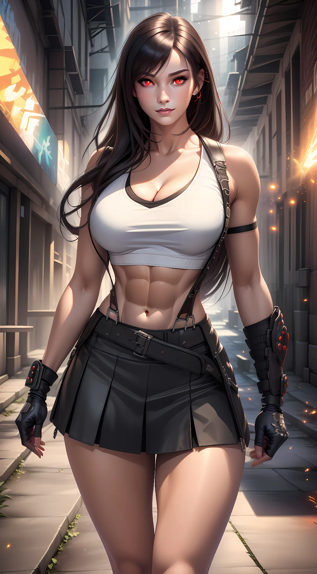 ai character: Tifa Lockheart background