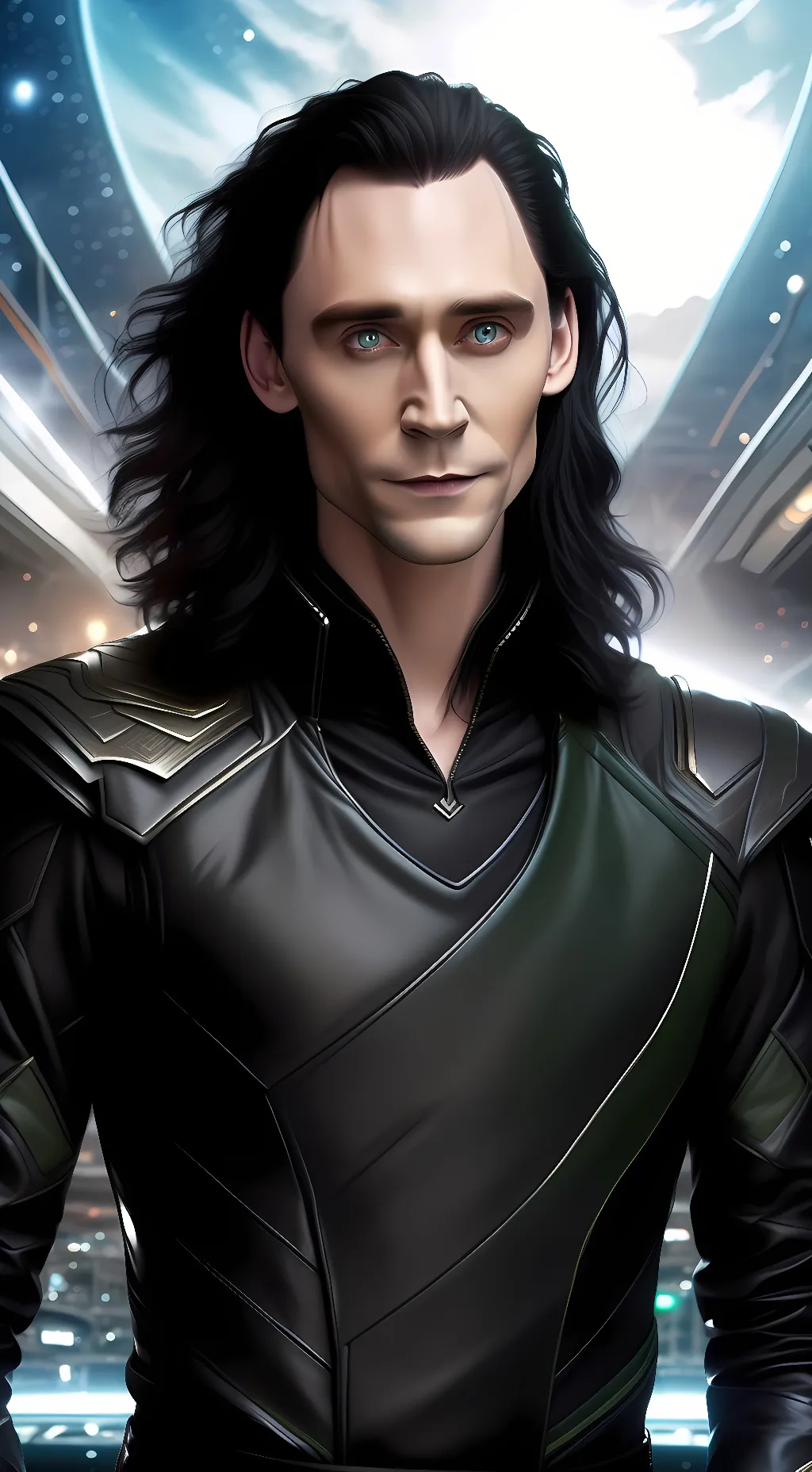 ai character: Loki Laufeyson  background