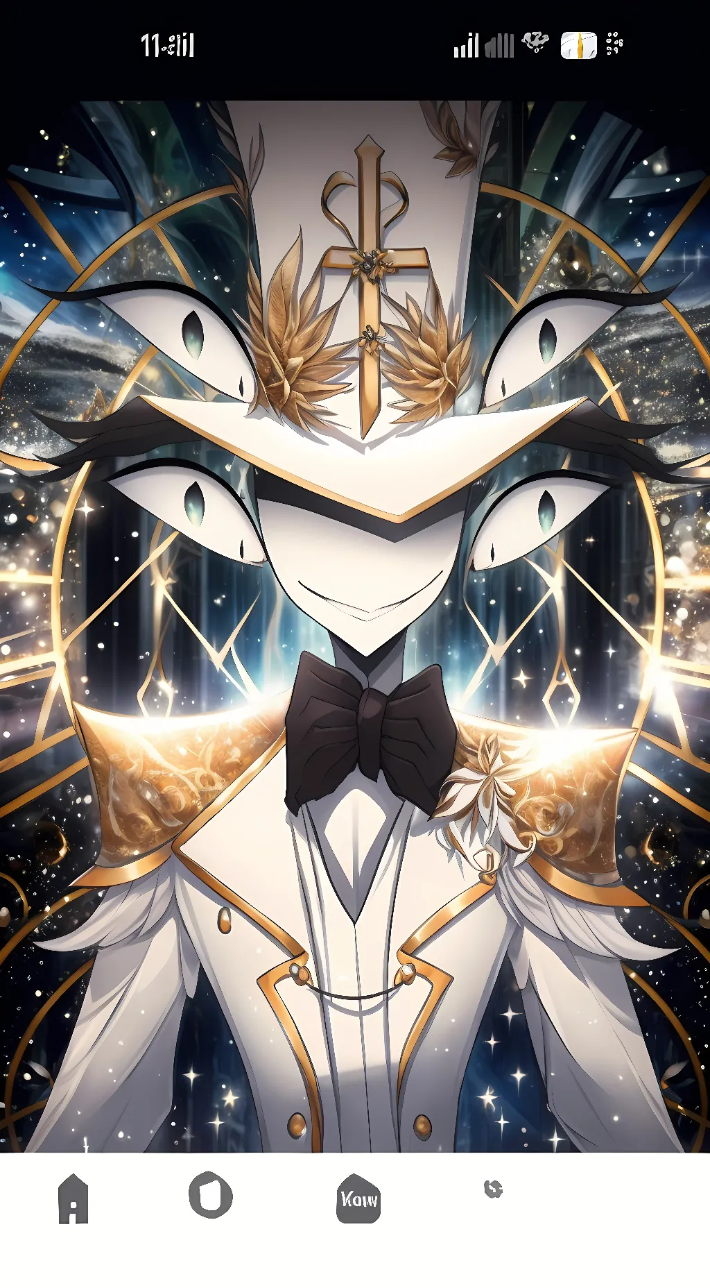 ai character: God (Hazbin Hotel) background