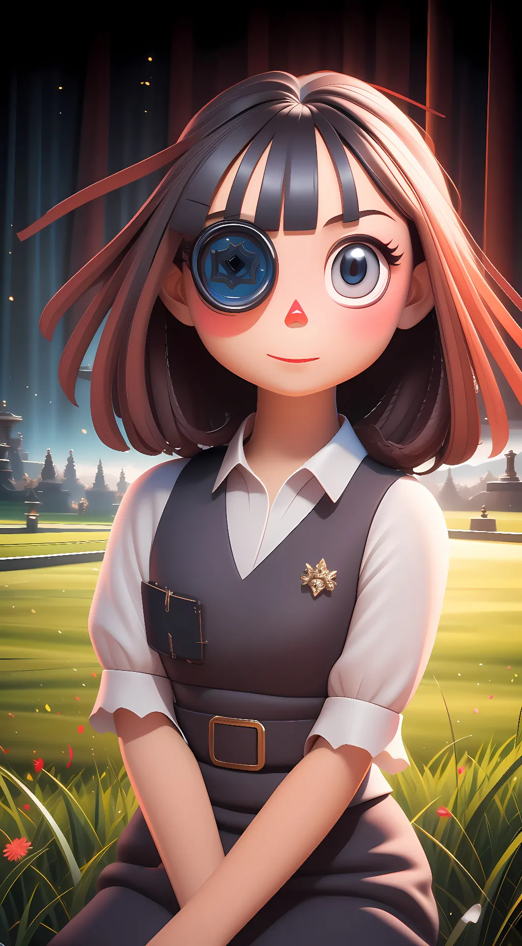 ai character: Ragatha(human AU) background