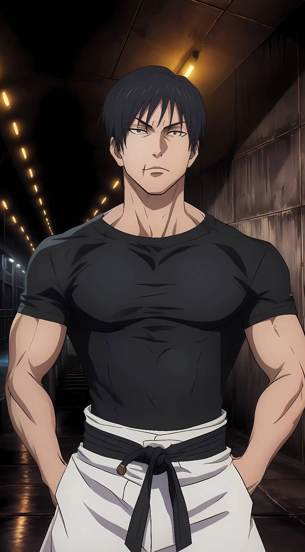 ai character: Toji Fushiguro  background