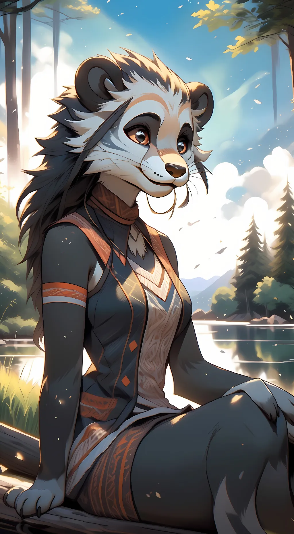 ai character: Okla background