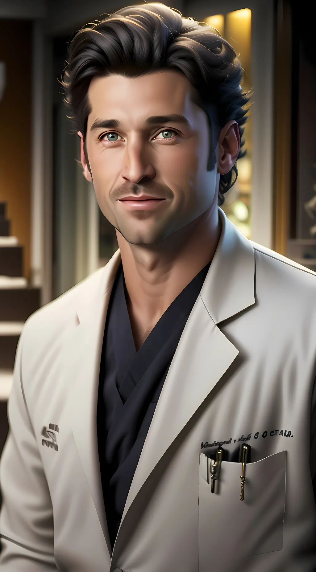 ai character: Derek Shepherd  background