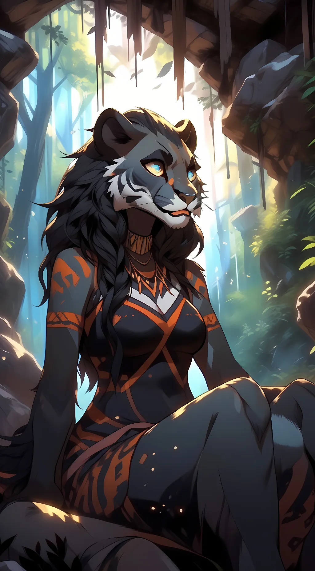 ai character: Shadow background