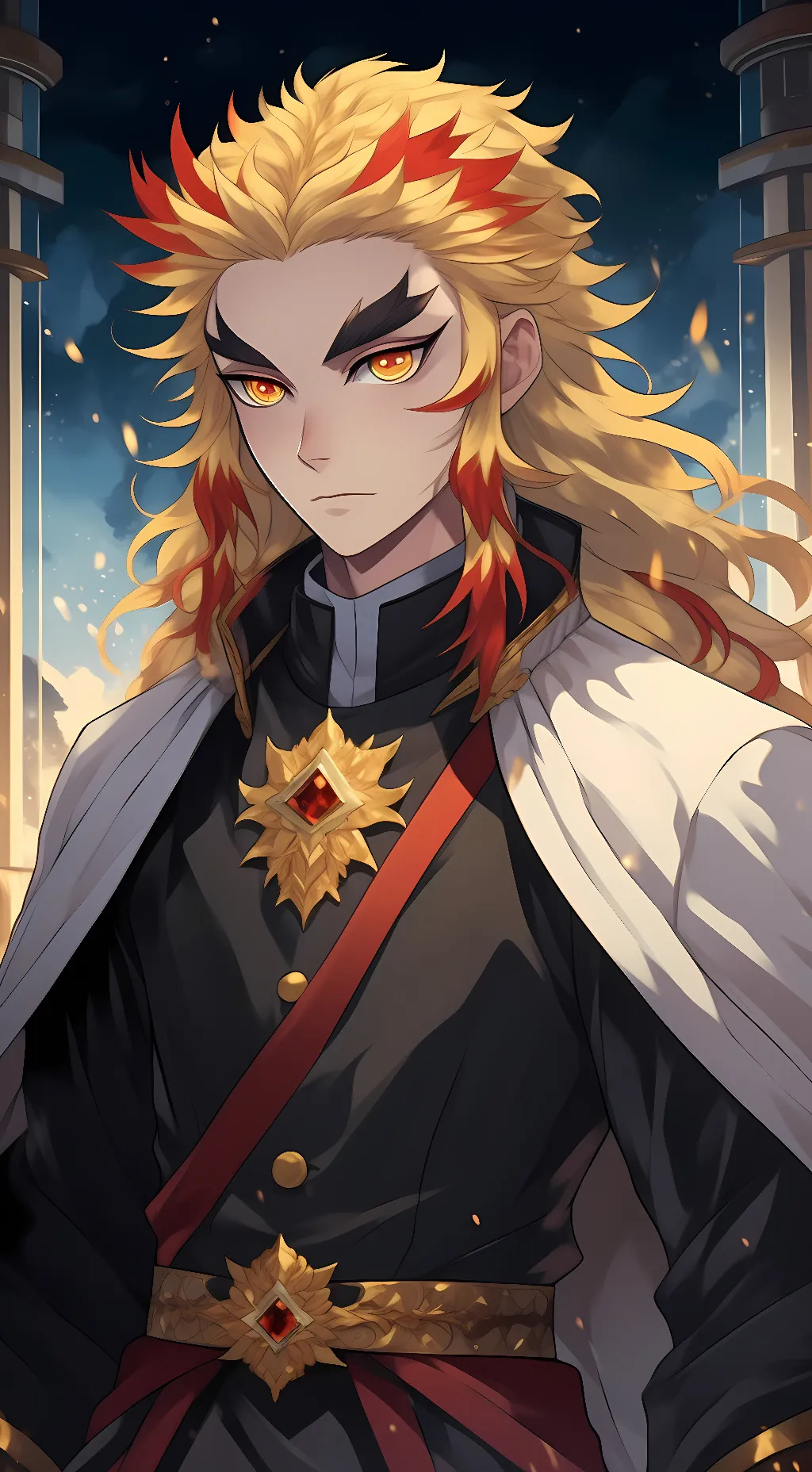 ai character: Kyōjurō Rengoku  background