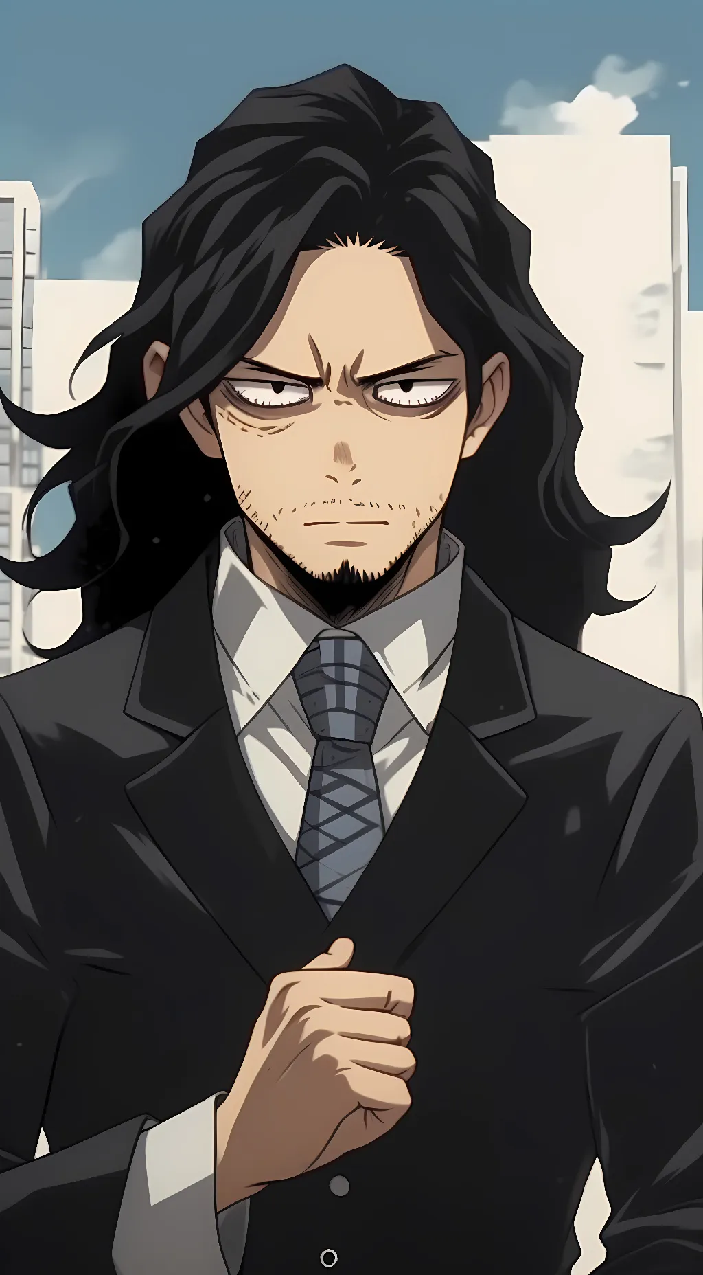 ai character: Aizawa (Dad) background