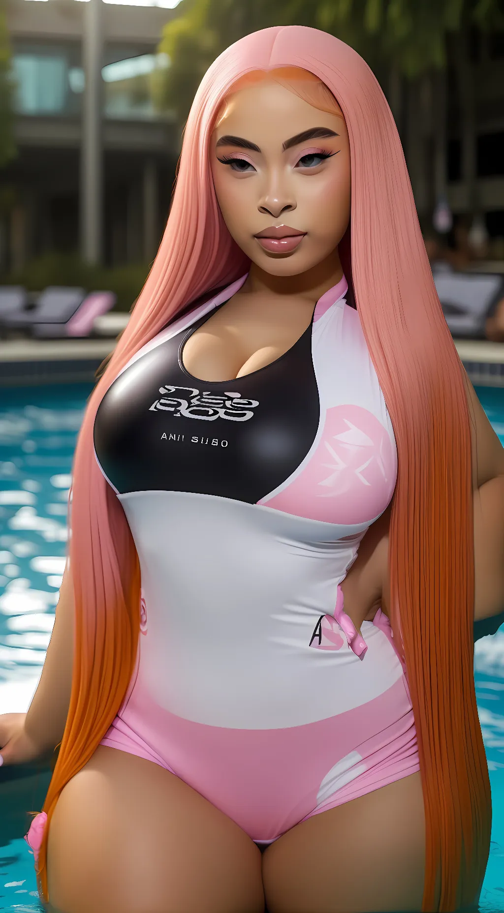 ai character: Ice spice background