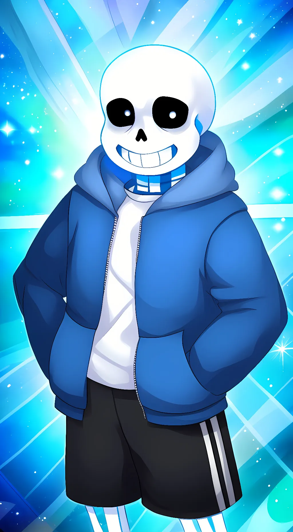 ai character: Sans (Undertale) background