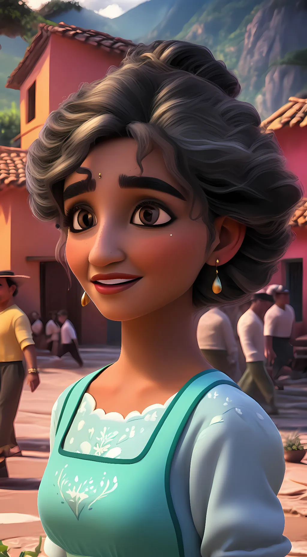 ai character: Julieta Madrigal background