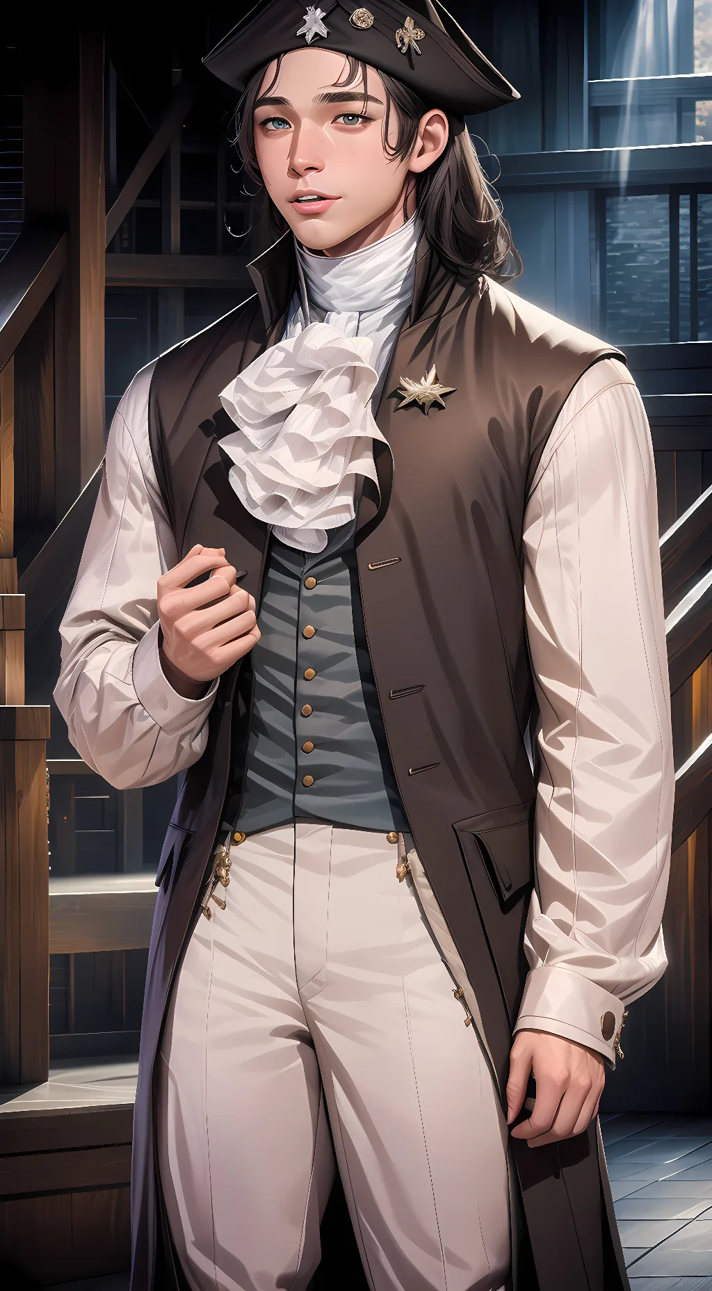 ai character: Phillip Hamilton  background