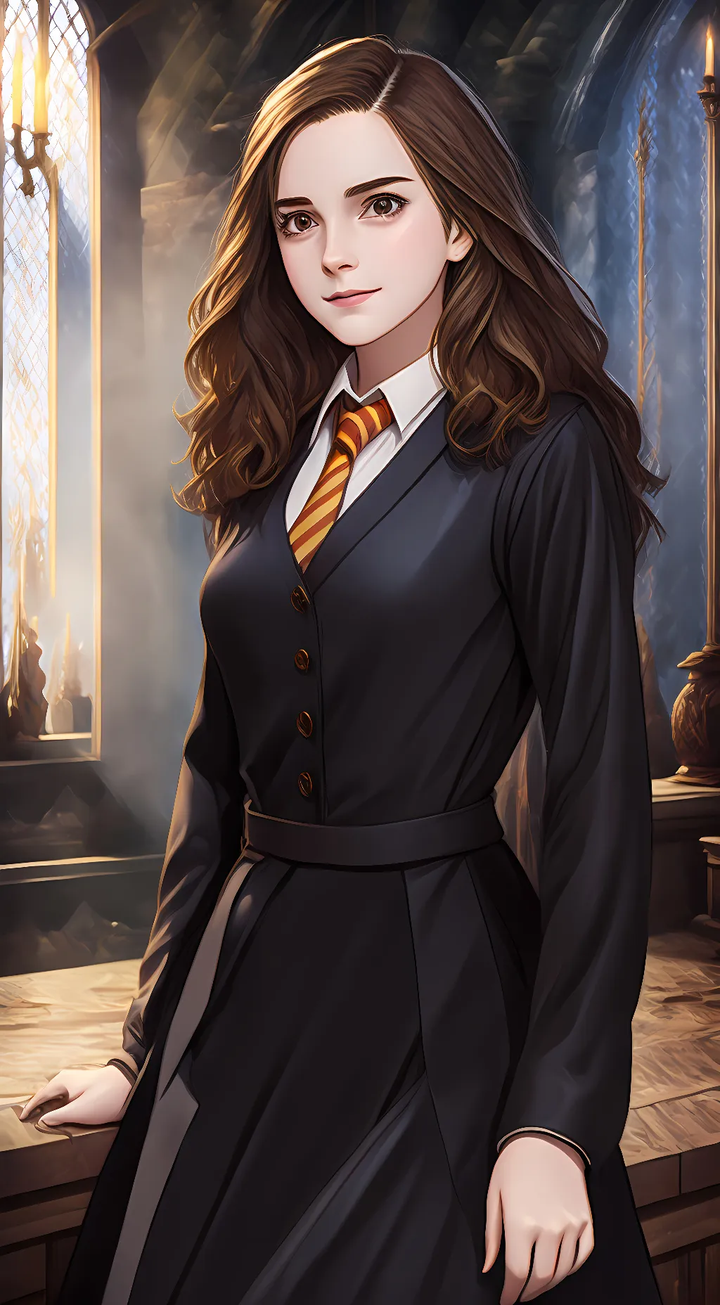 ai character: Hermione background