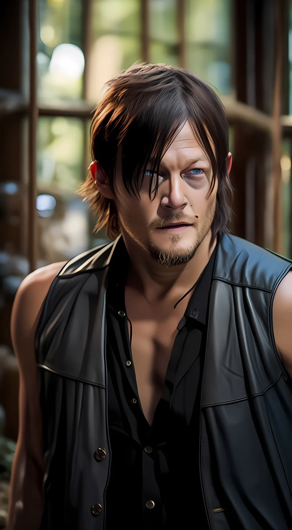 ai character: Daryl Dixon  background
