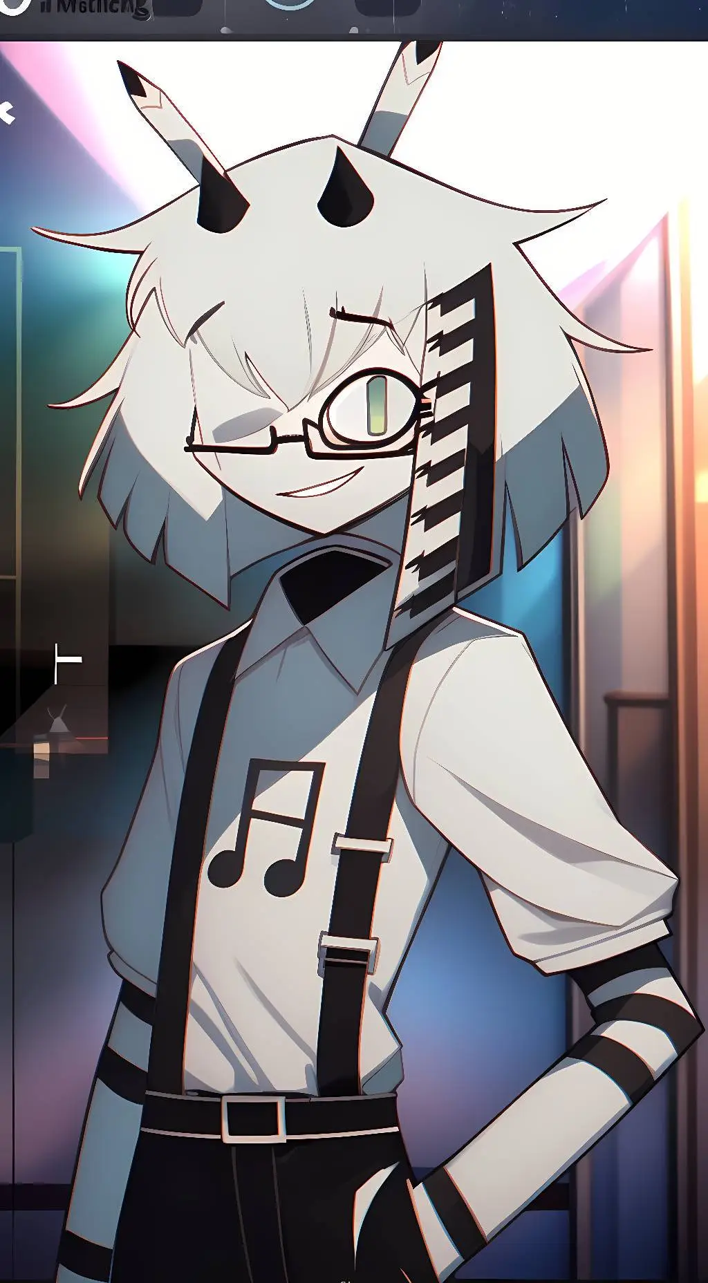 ai character: mr demi  background