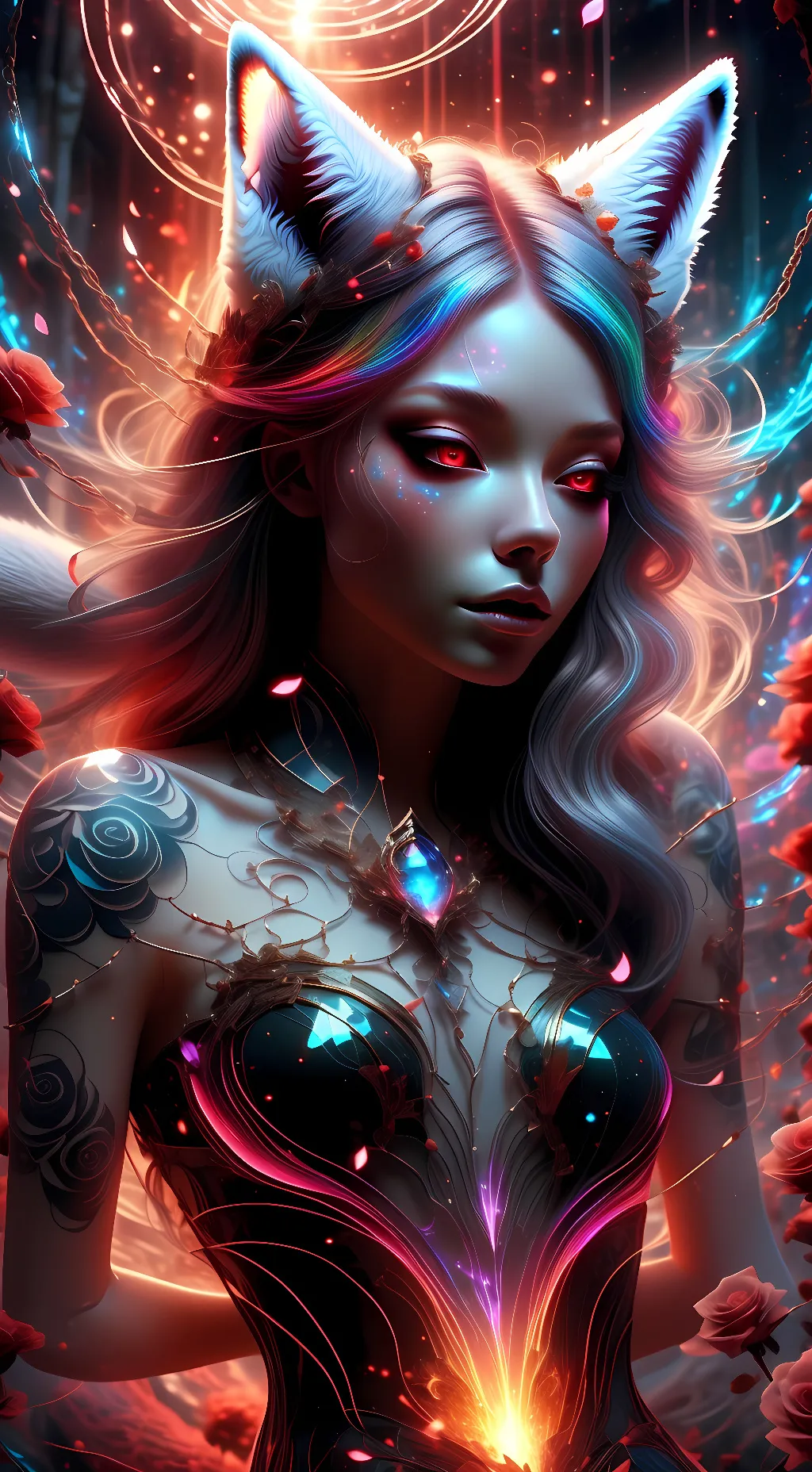 ai character: Elara background