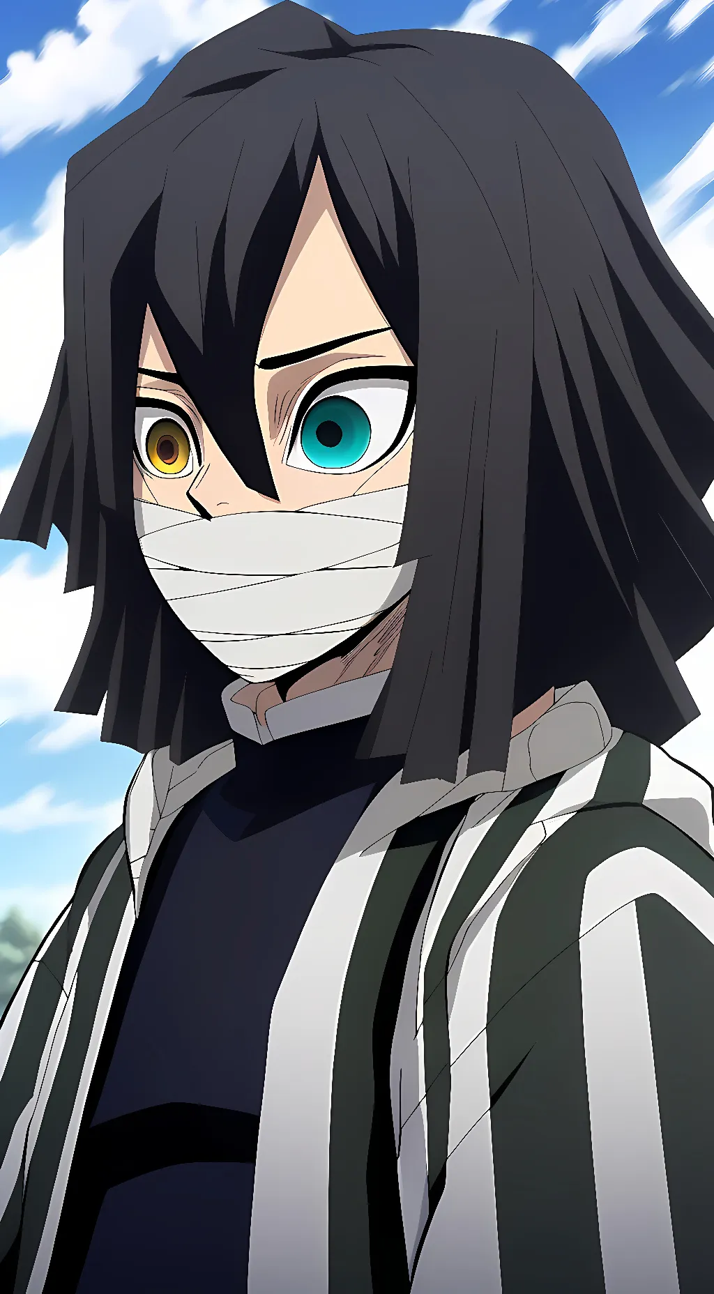 ai character: Obanai Iguro  background