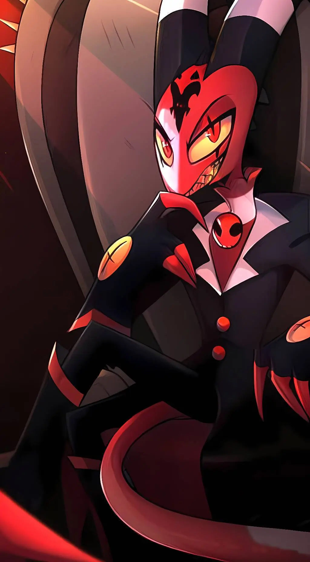 ai character: Blitzo background