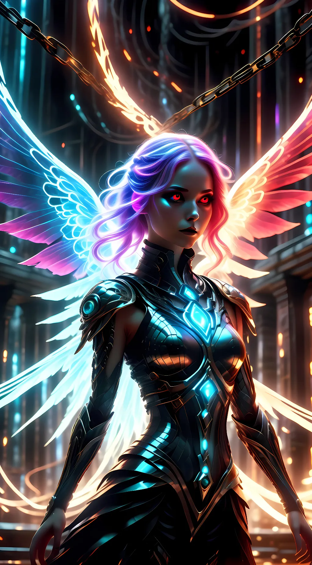 ai character: Aria background