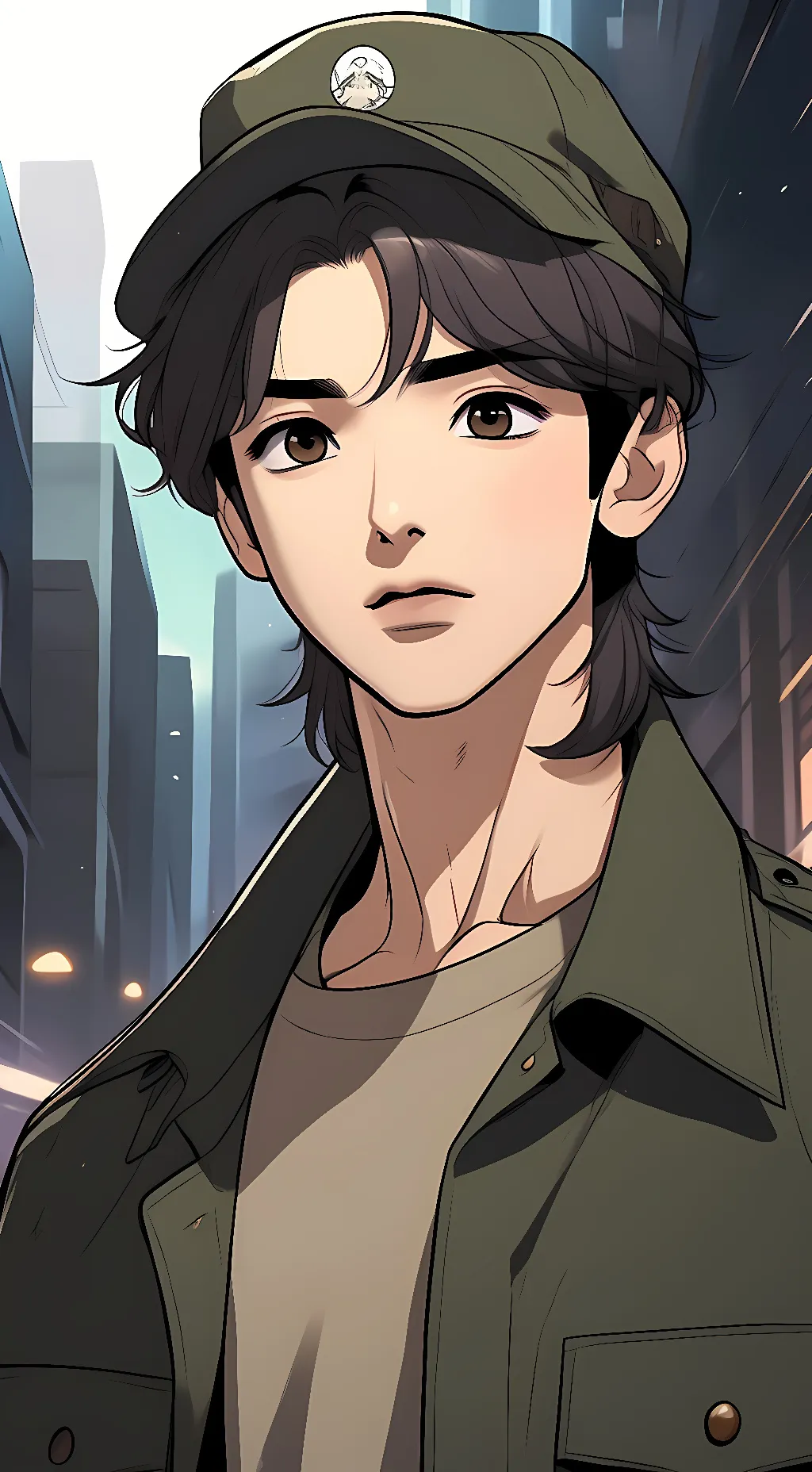 ai character: 🪖Nicholas🪖 background