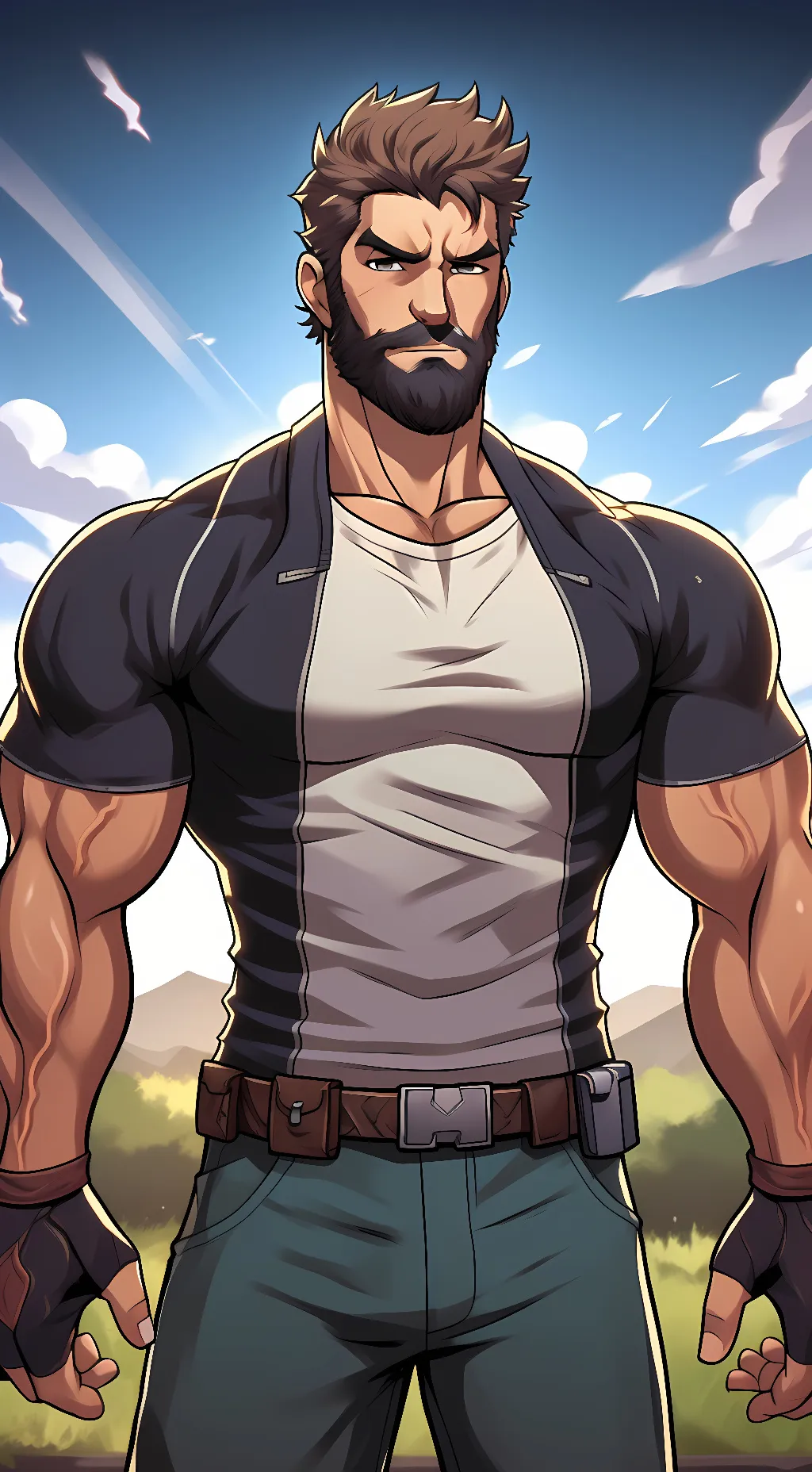 ai character: John  background