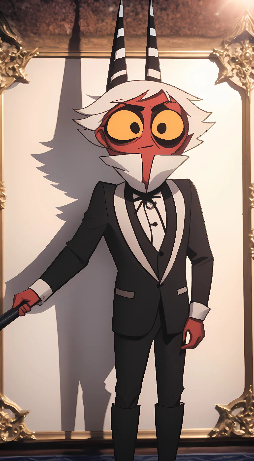 ai character: Pringles  background